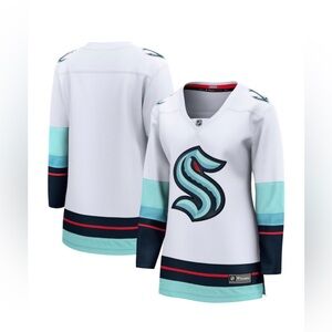Seattle Kraken Fanatics Women's Away Breakaway Jersey - White